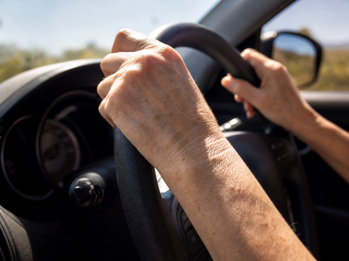 UV exposure on hands while driving