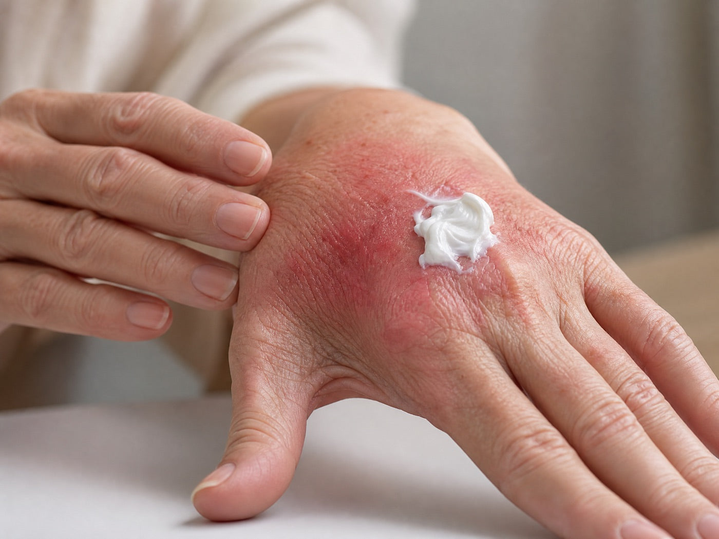 Facial formulas are too harsh for hands