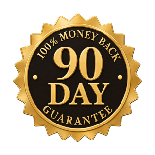 90-day money-back guarantee