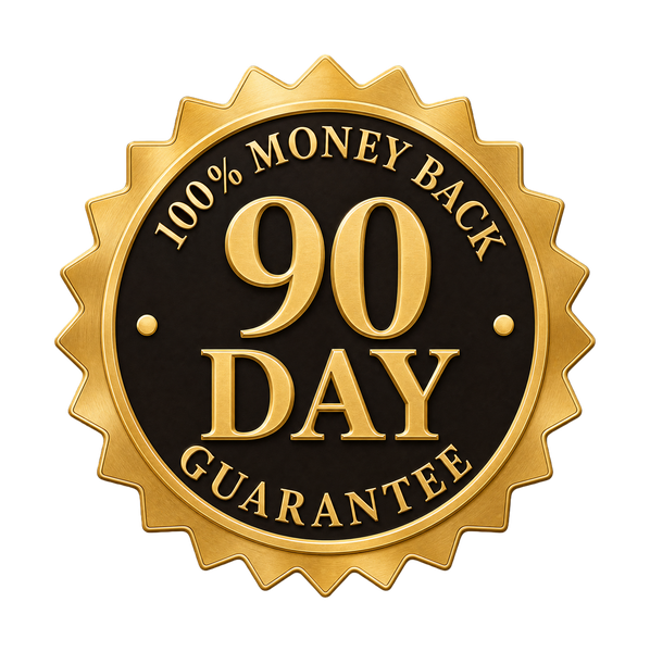 90-day money-back guarantee